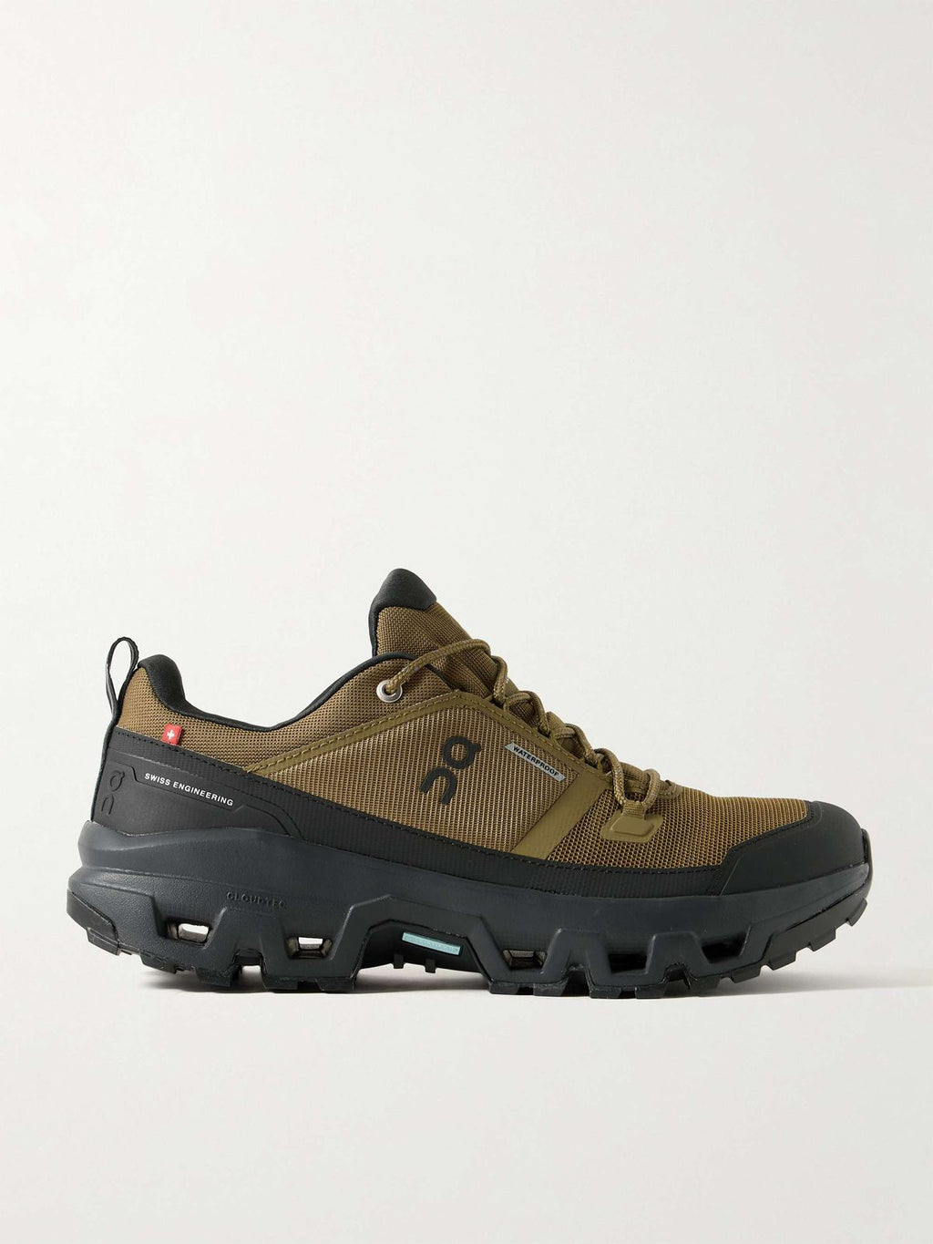 On Cloudrock Low WP- ‘Green/Black’