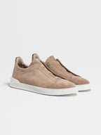 Beige Suede Triple Stitch™ Sneakers
