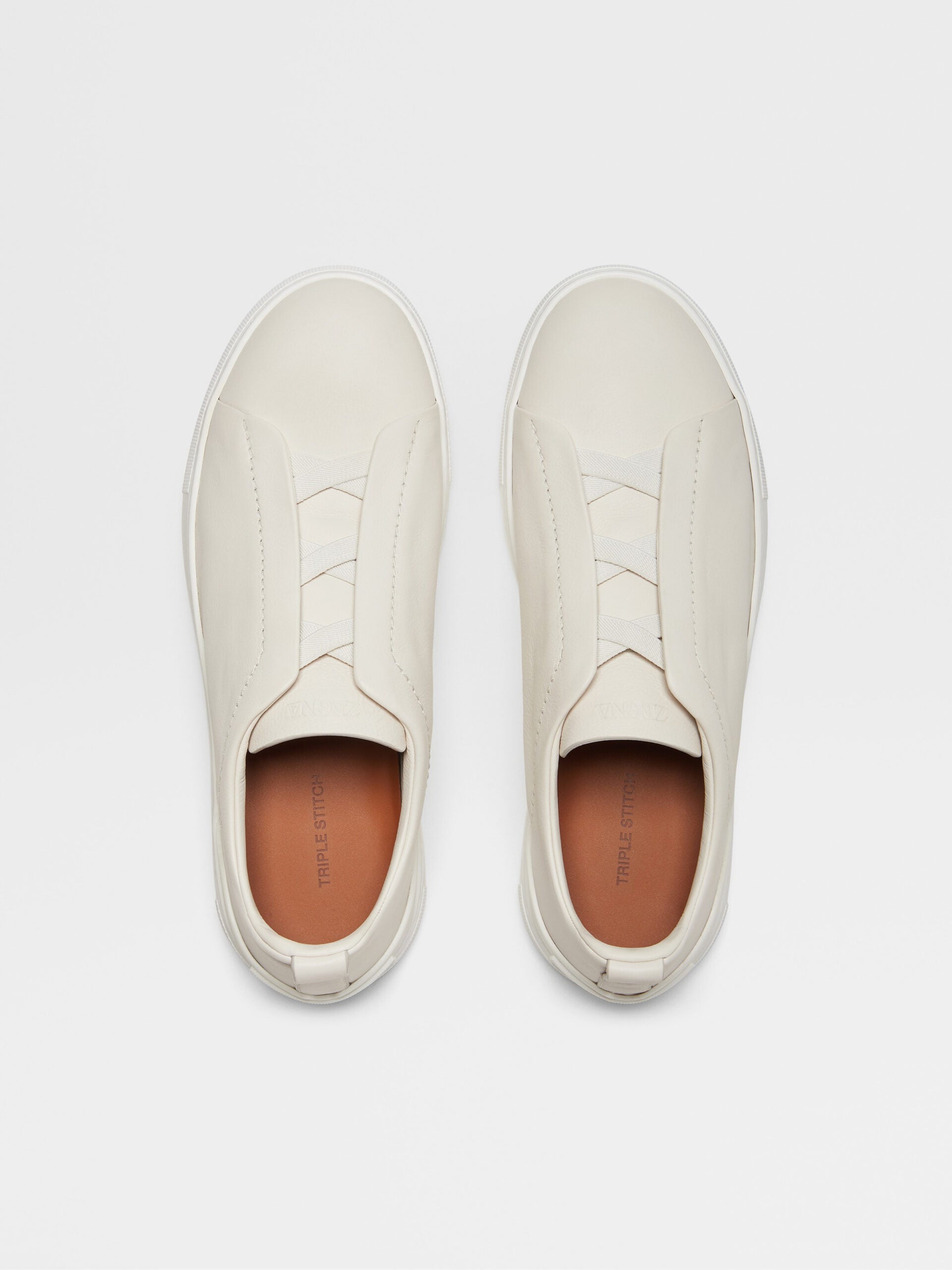 ZEGNA White Triple Stitch™ SECONDSKIN Sneakers