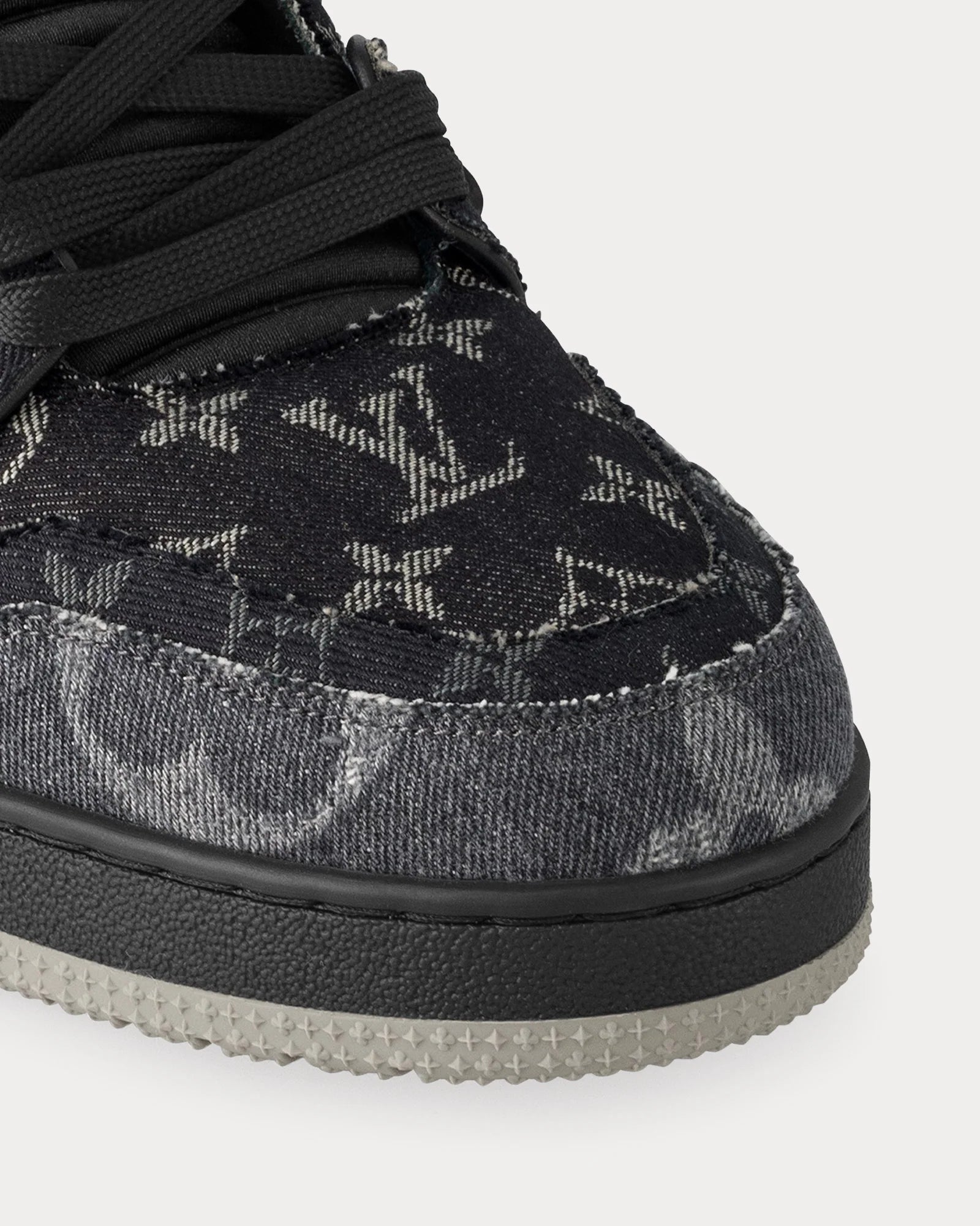 Louis Vuitton – LV Trainer Monogram Denim Black Low Top Sneakers